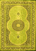 Medallion Yellow Traditional Rug, tr4764yw