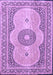 Medallion Purple Traditional Rug, tr4764pur