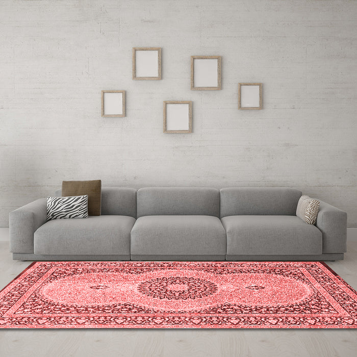 Traditional Red Washable Rugs