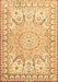 Medallion Brown Traditional Rug, tr4765brn