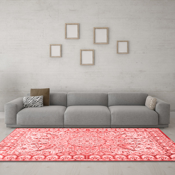 Traditional Red Washable Rugs