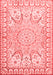 Medallion Red Traditional Area Rugs