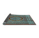 Sideview of Medallion Light Blue Traditional Rug, tr4766lblu