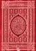 Medallion Red Traditional Area Rugs