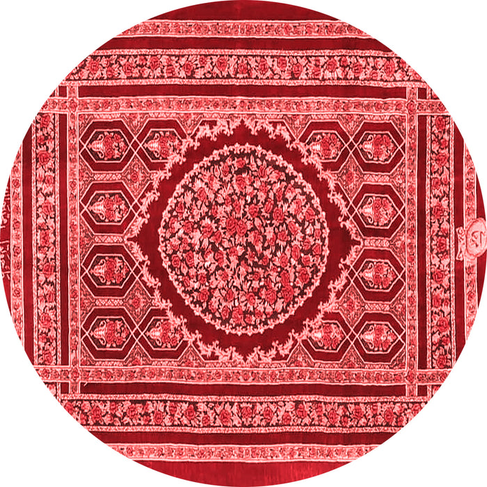 Medallion Red Traditional Rug, tr4766red