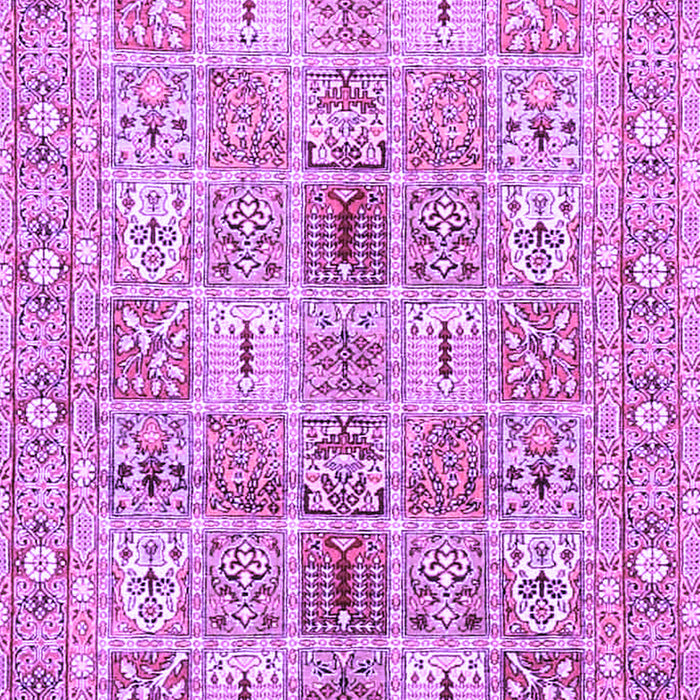 Machine Washable Persian Purple Traditional Area Rugs, wshtr4767pur