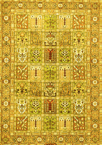 Persian Yellow Traditional Rug, tr4767yw