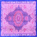Square Persian Purple Traditional Rug, tr4768pur