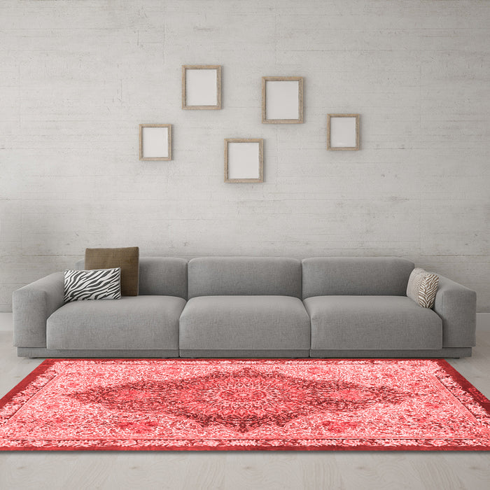 Traditional Red Washable Rugs