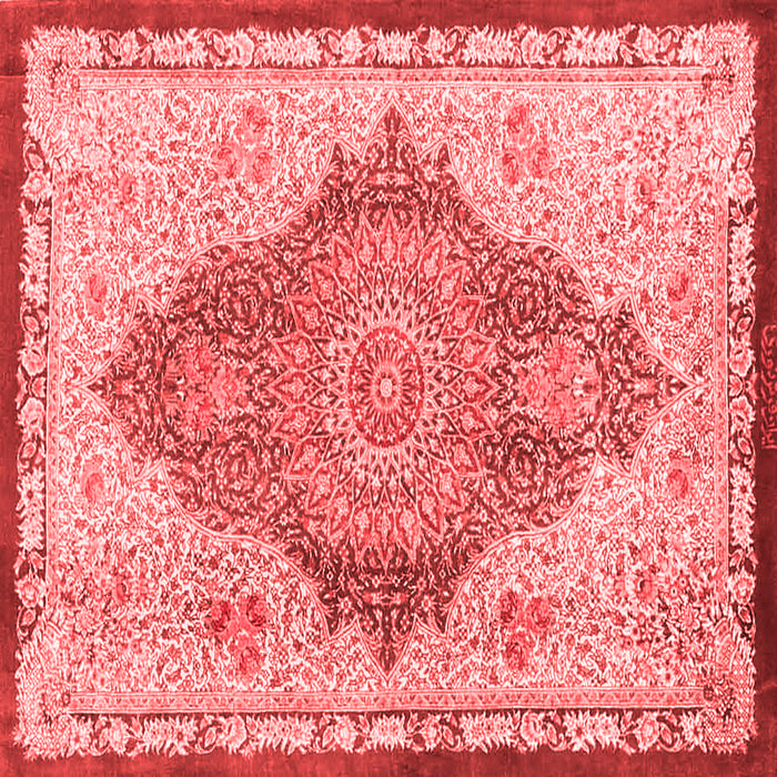 Machine Washable Persian Red Traditional Rug, wshtr4768red