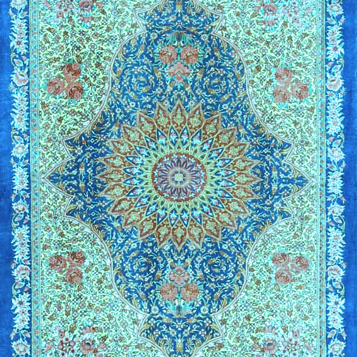 Persian Light Blue Traditional Rug, tr4768lblu