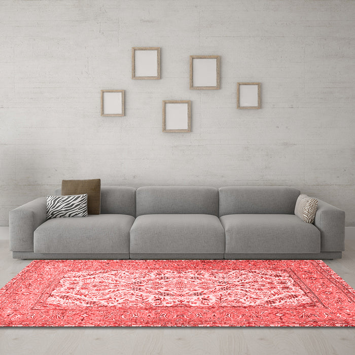 Traditional Red Washable Rugs