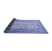 Sideview of Persian Blue Traditional Rug, tr4769blu