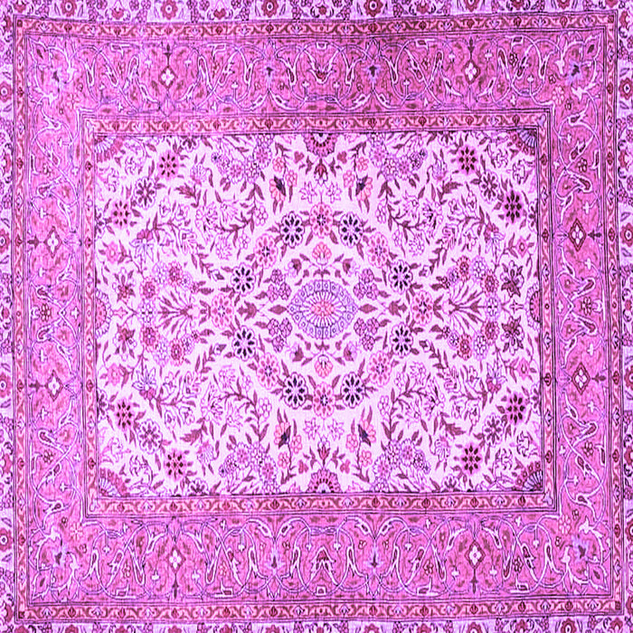 Square Persian Purple Traditional Rug, tr4769pur