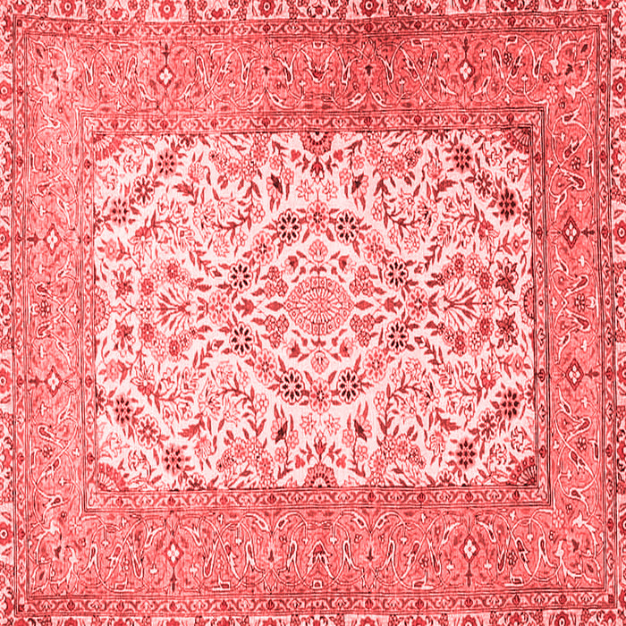 Machine Washable Persian Red Traditional Rug, wshtr4769red