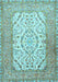 Machine Washable Persian Light Blue Traditional Rug, wshtr4769lblu