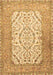 Machine Washable Persian Brown Traditional Rug, wshtr4769brn