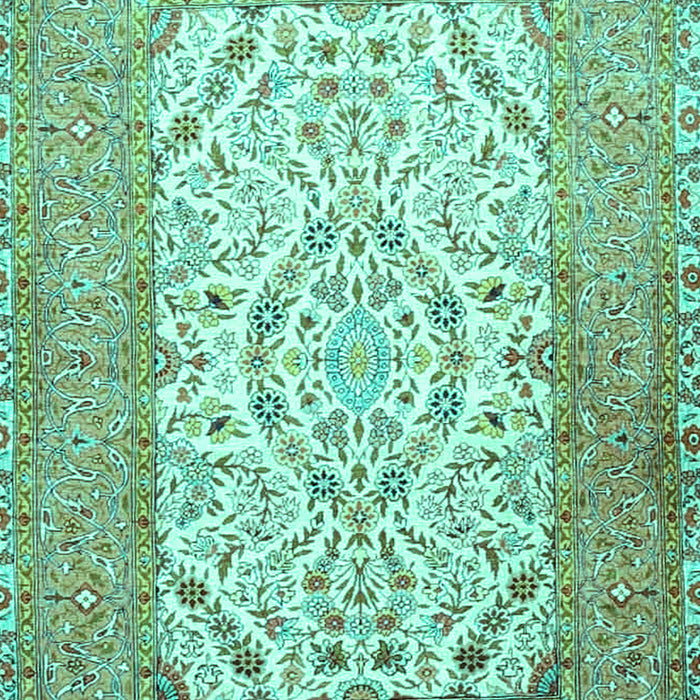 Persian Turquoise Traditional Rug, tr4769turq
