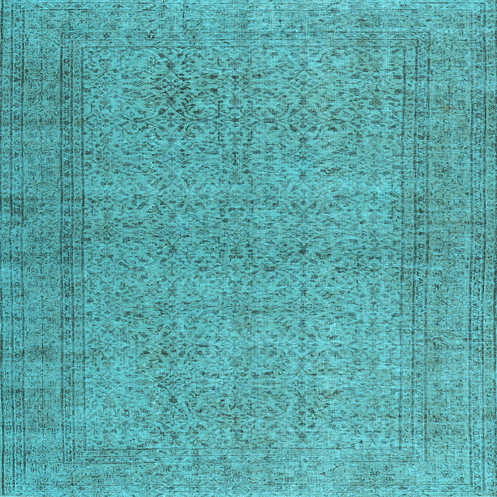 Square Persian Light Blue Traditional Rug, tr476lblu