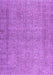 Machine Washable Persian Purple Traditional Area Rugs, wshtr476pur
