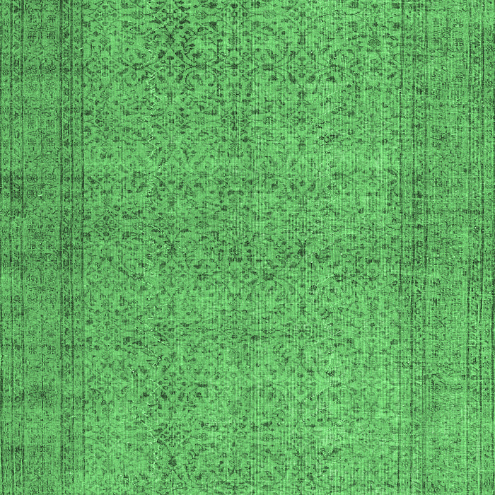 Machine Washable Persian Emerald Green Traditional Area Rugs, wshtr476emgrn