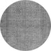 Machine Washable Persian Gray Traditional Rug, wshtr476gry