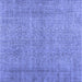 Square Persian Blue Traditional Rug, tr476blu