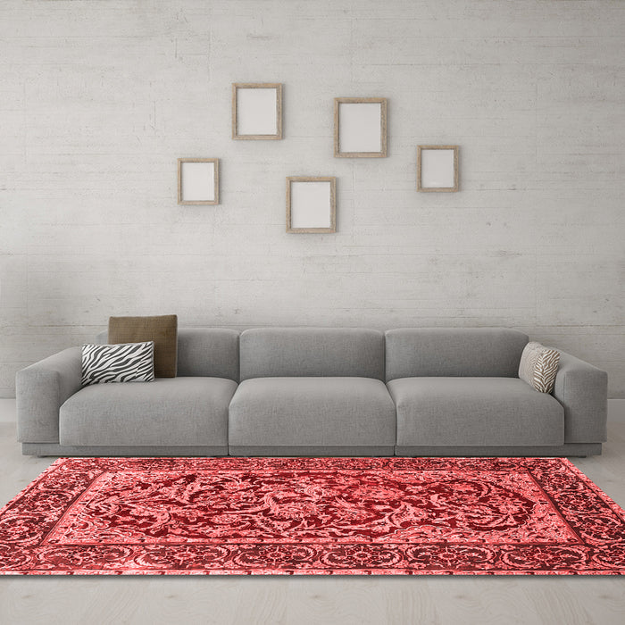 Traditional Red Washable Rugs