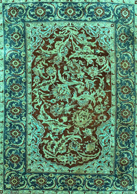 Persian Turquoise Traditional Rug, tr4770turq