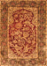 Persian Orange Traditional Rug, tr4770org