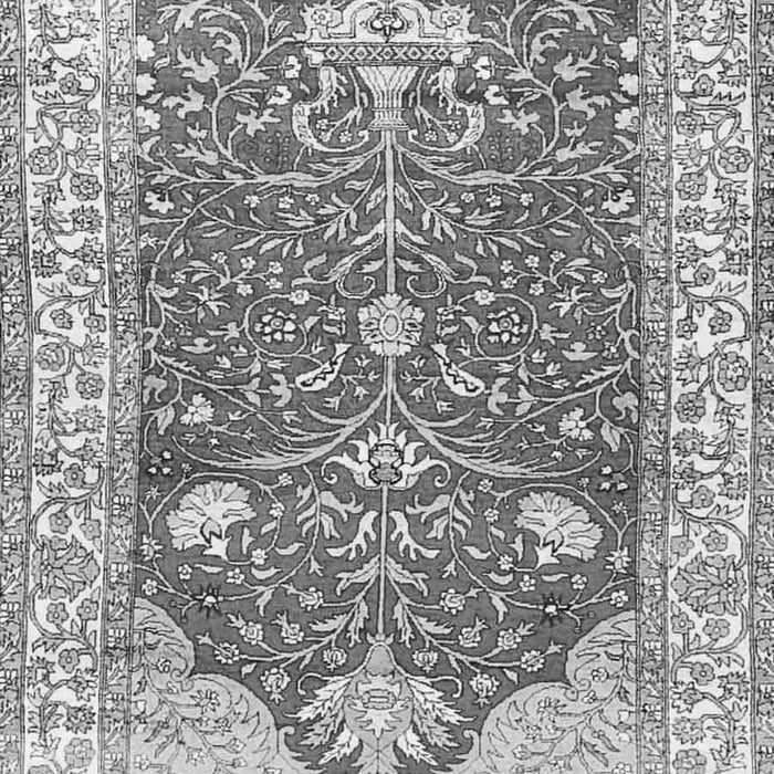 Serging Thickness of Machine Washable Animal Gray Traditional Rug, wshtr4771gry