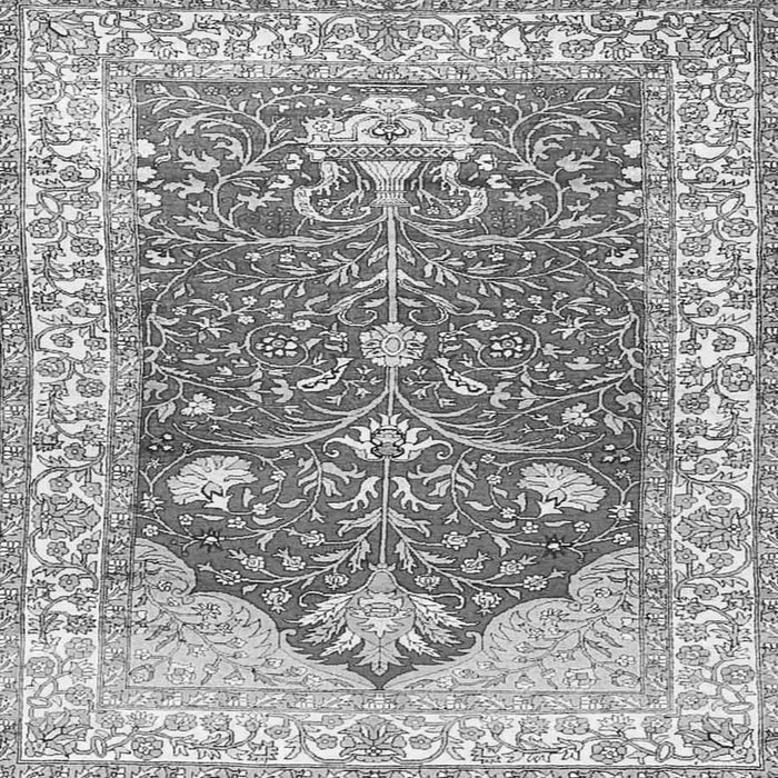 Serging Thickness of Animal Gray Traditional Rug, tr4771gry