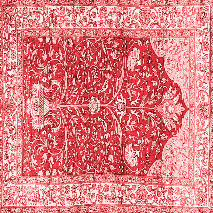 Animal Red Traditional Rug, tr4771red