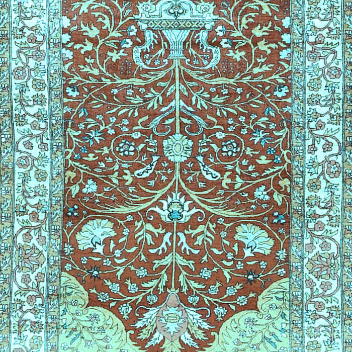 Animal Light Blue Traditional Rug, tr4771lblu