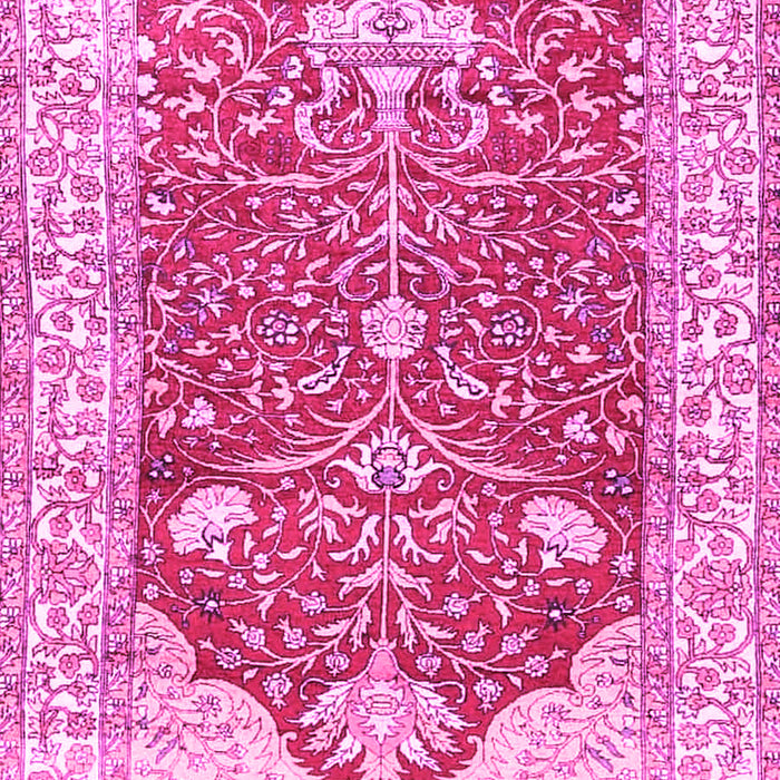 Machine Washable Animal Pink Traditional Rug, wshtr4771pnk