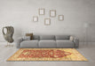 Machine Washable Animal Brown Traditional Rug in a Living Room,, wshtr4771brn