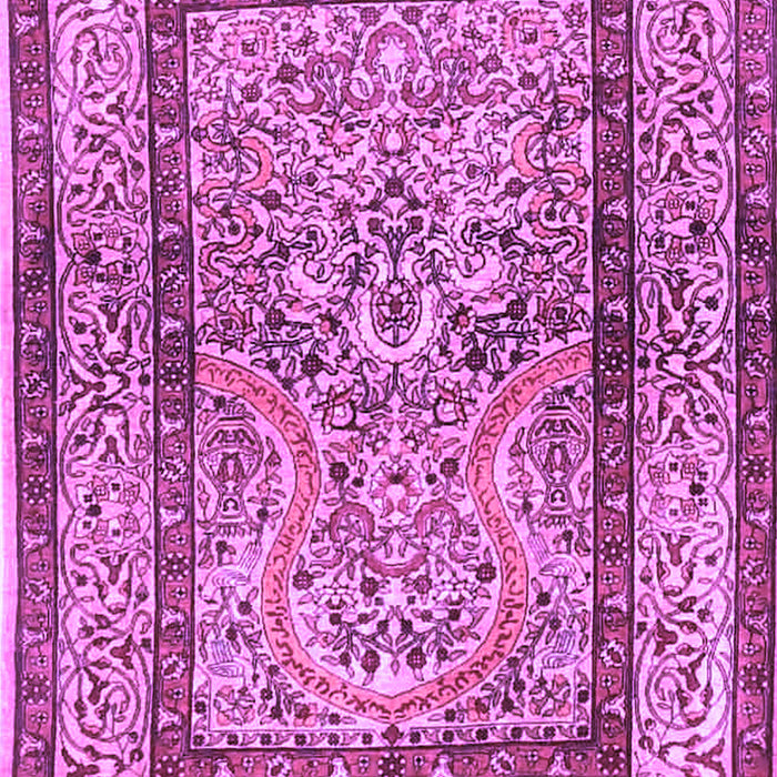 Animal Purple Traditional Rug, tr4773pur