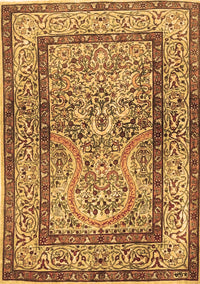 Animal Brown Traditional Rug, tr4773brn