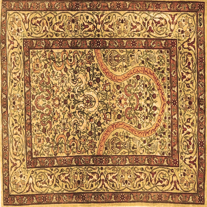 Square Machine Washable Animal Brown Traditional Rug, wshtr4773brn