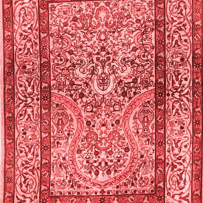 Animal Red Traditional Area Rugs