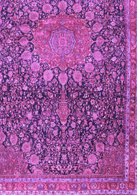 Medallion Purple Traditional Rug, tr4774pur