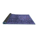 Sideview of Medallion Blue Traditional Rug, tr4774blu