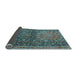 Sideview of Medallion Light Blue Traditional Rug, tr4774lblu