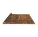 Sideview of Medallion Brown Traditional Rug, tr4774brn