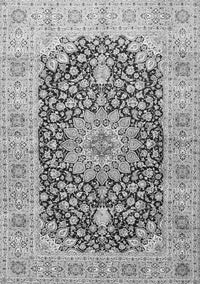 Medallion Gray Traditional Rug, tr4775gry