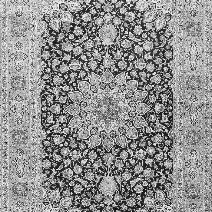 Medallion Gray Traditional Rug, tr4775gry