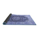 Sideview of Medallion Blue Traditional Rug, tr4775blu