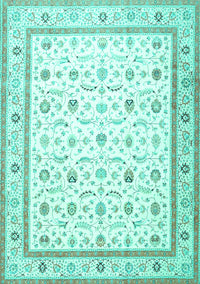 Persian Turquoise Traditional Rug, tr4776turq