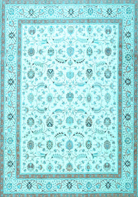 Persian Light Blue Traditional Rug, tr4776lblu