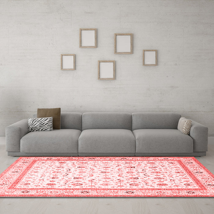 Traditional Red Washable Rugs